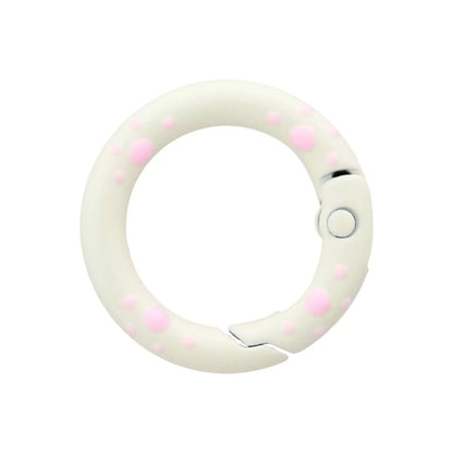 Snap hook with dots 15mm