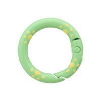 Snap hook with dots 15mm