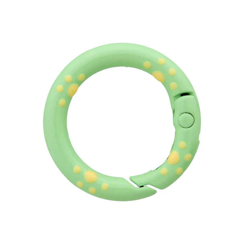 Snap hook with dots 15mm