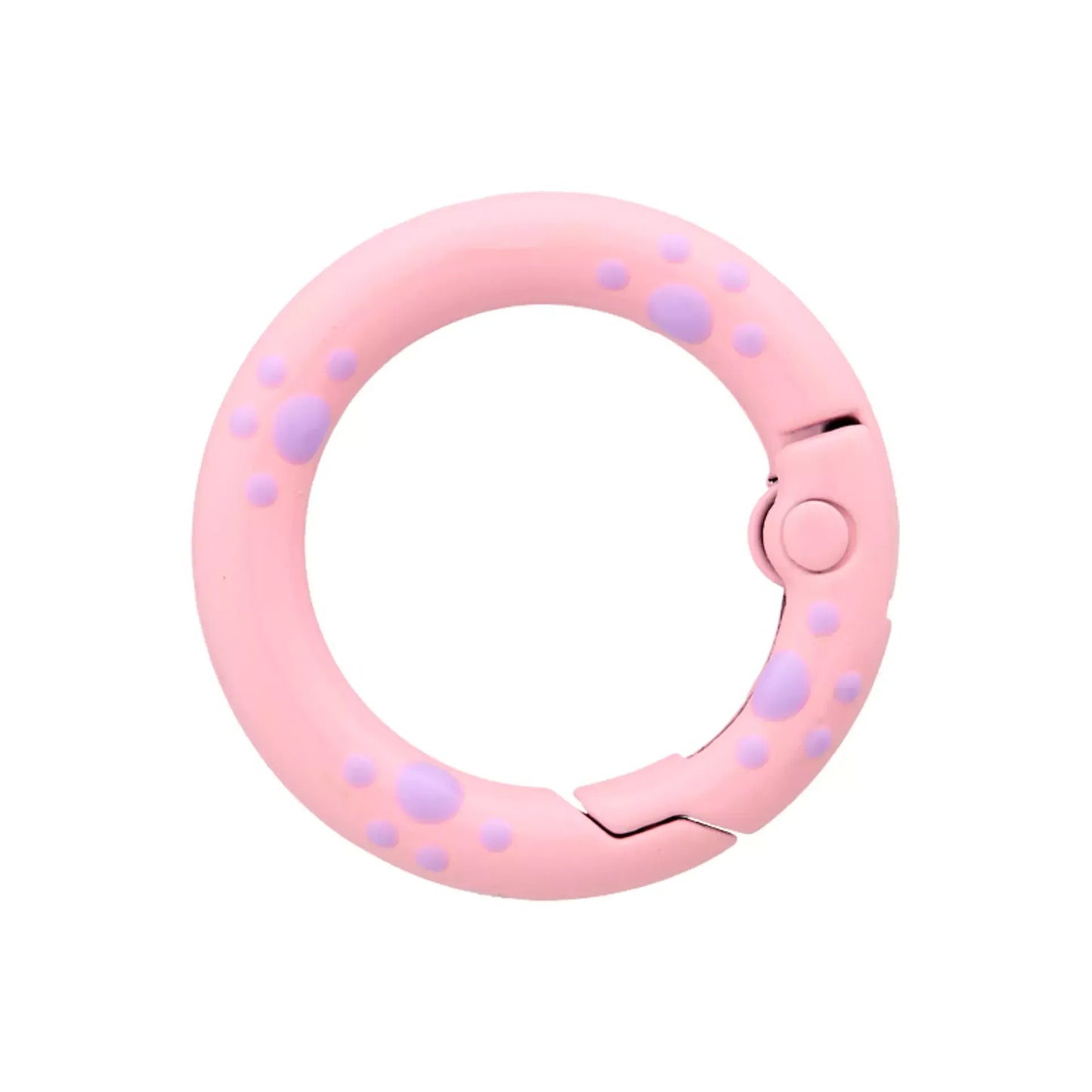 Snap hook with dots 15mm