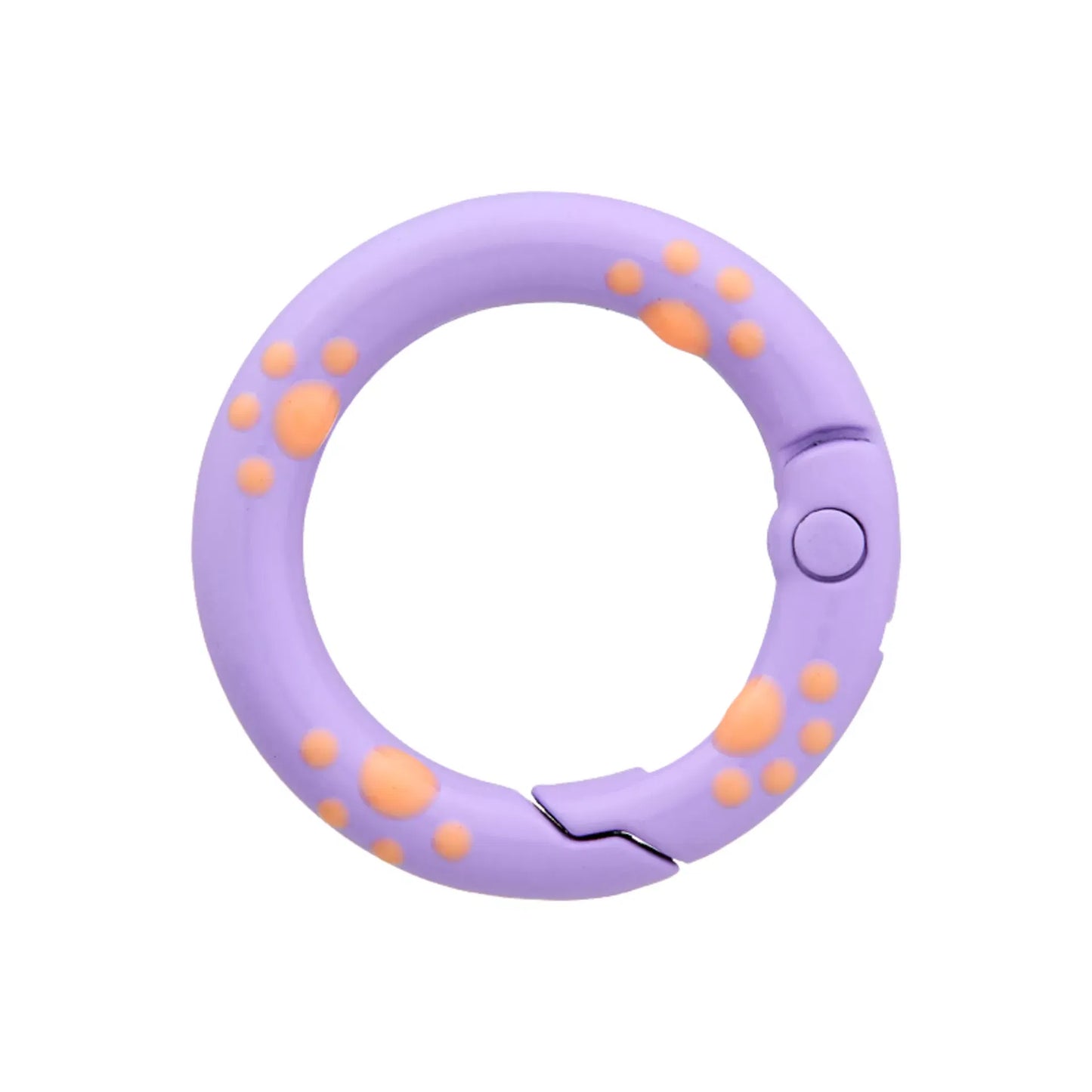 Snap hook with dots 15mm