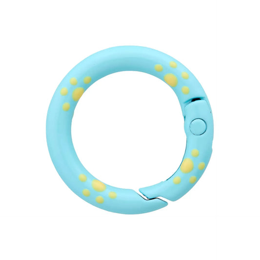 Snap hook with dots 15mm
