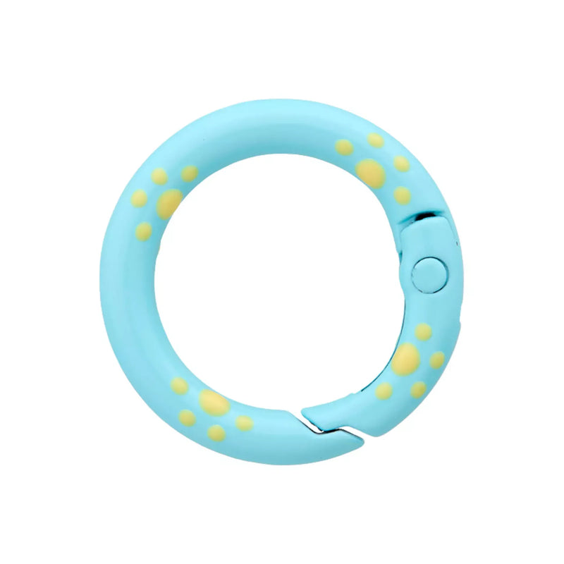 Snap hook with dots 15mm