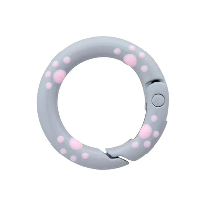 Snap hook with dots 15mm