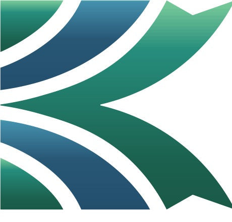 Kraft Ribbon & Bows logo with a stylized letter 'K' in green and blue on a white background.