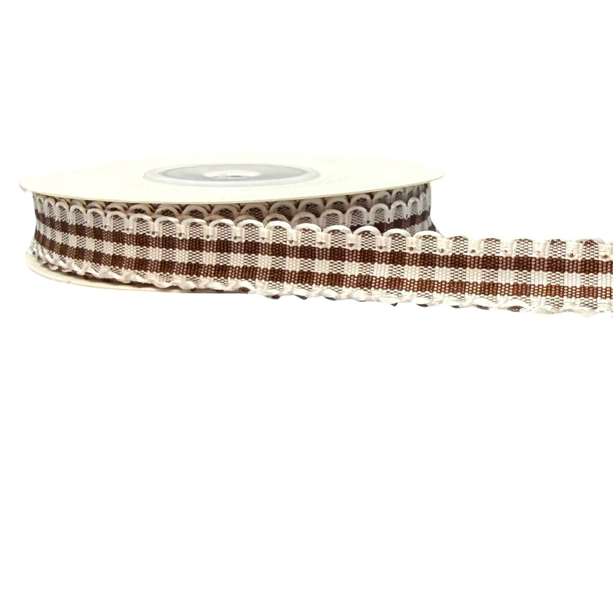 Checkered Scallop Edge Decorative Ribbon – 1cm(10mm)-10 Yards