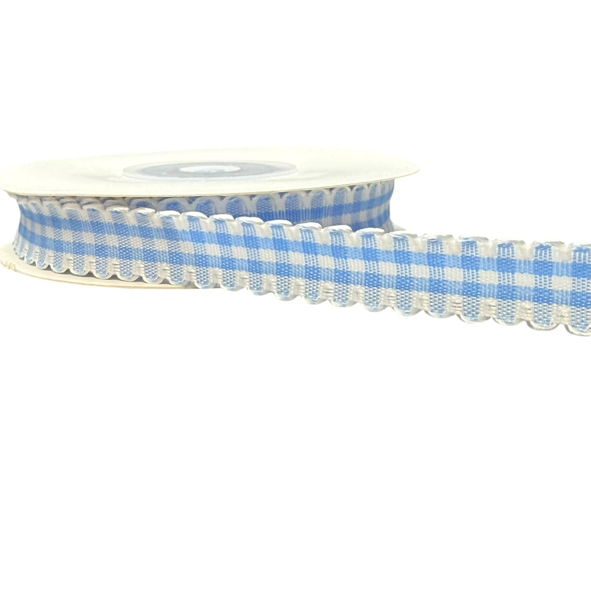 Checkered Scallop Edge Decorative Ribbon – 1cm(10mm)-10 Yards