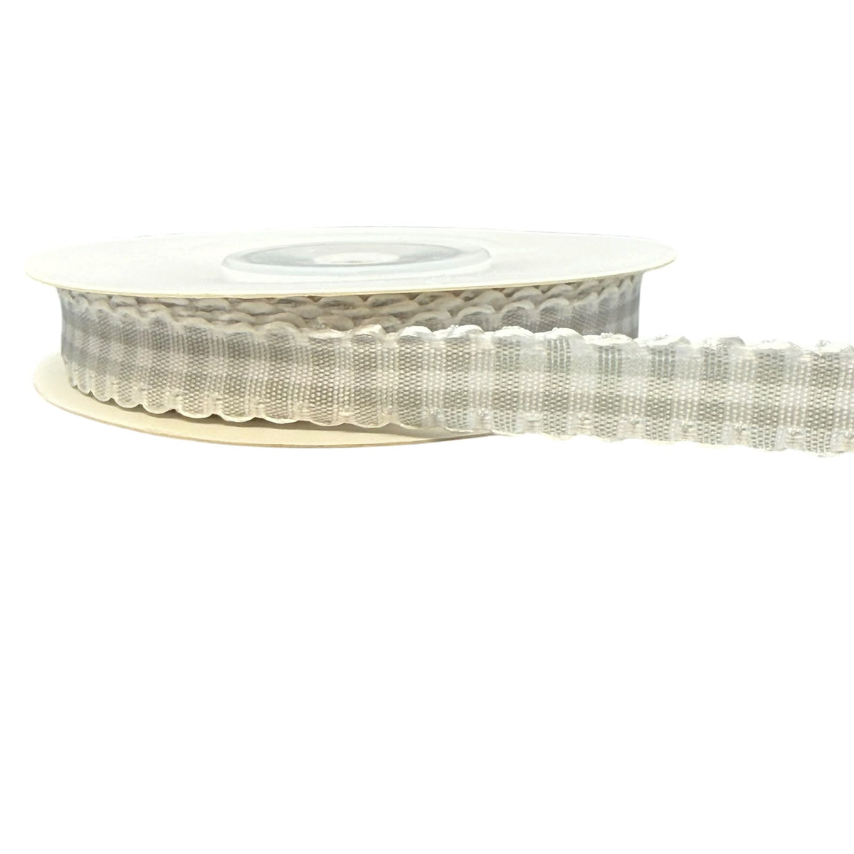 Checkered Scallop Edge Decorative Ribbon – 1cm(10mm)-10 Yards