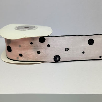 Designer Printed Organza Ribbon | 38mm (3.8cm) | 10 Yards