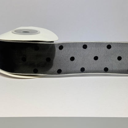 Designer Printed Organza Ribbon | 38mm (3.8cm) | 10 Yards