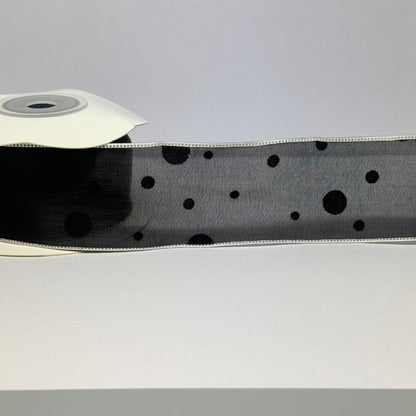 Designer Printed Organza Ribbon | 38mm (3.8cm) | 10 Yards