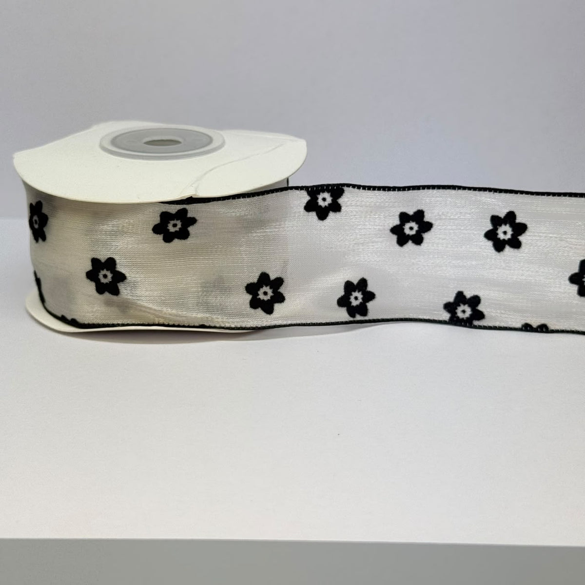 Designer Printed Organza Ribbon | 38mm (3.8cm) | 10 Yards