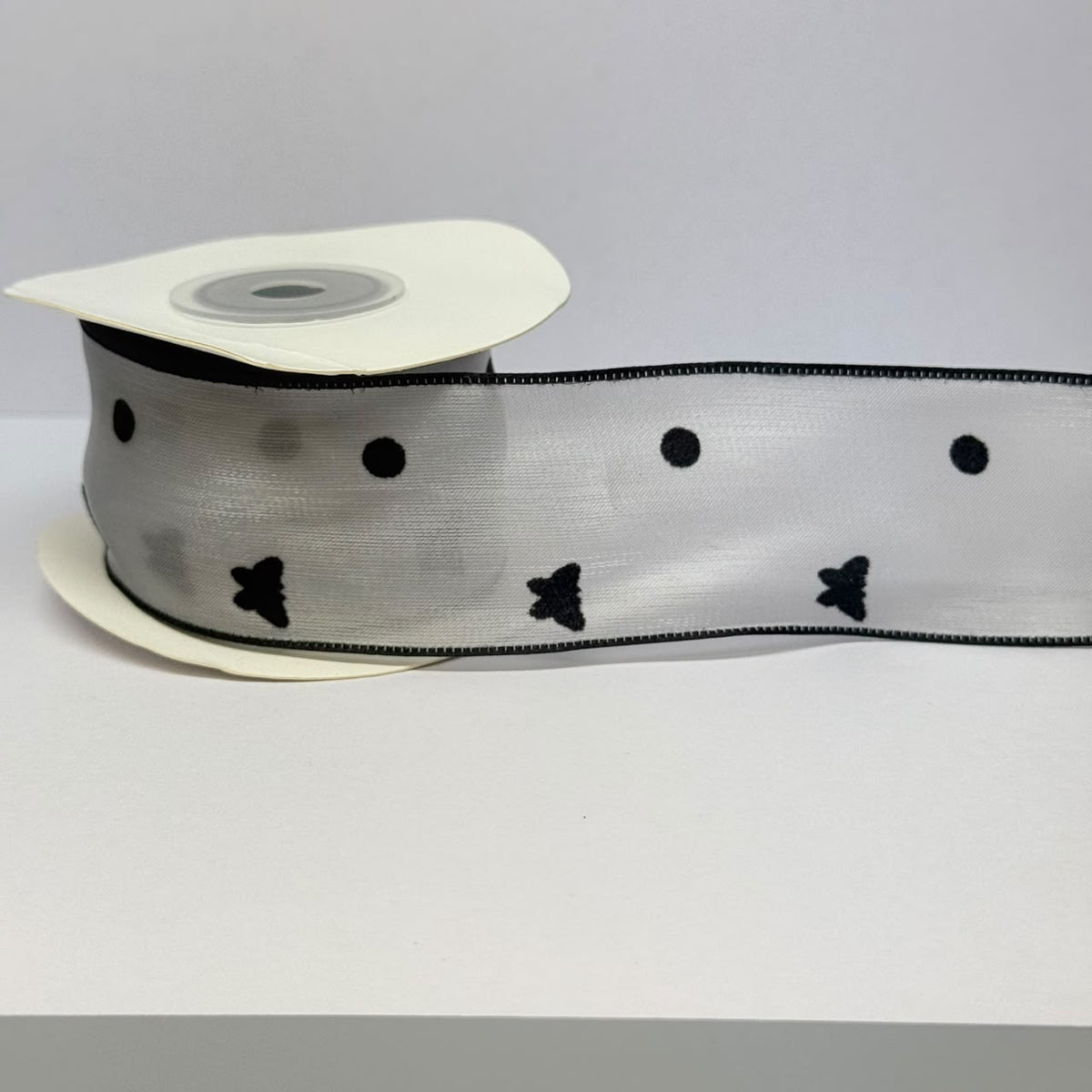 Designer Printed Organza Ribbon | 38mm (3.8cm) | 10 Yards