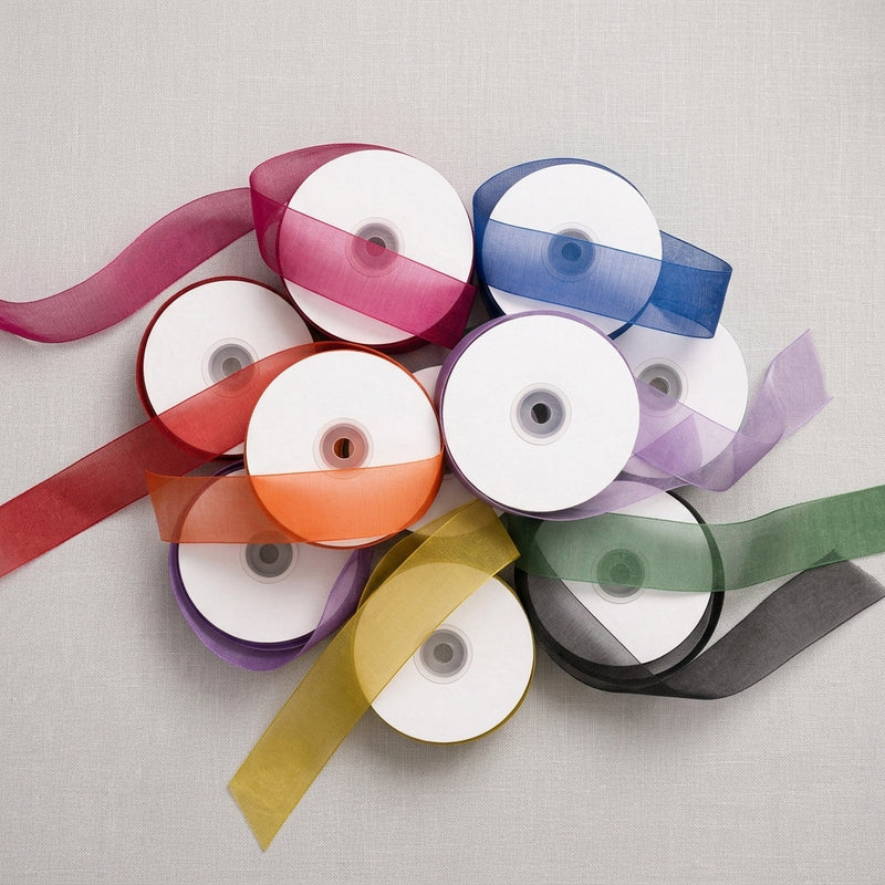 50mm Premium organza ribbon size