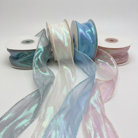 Iridescent Organza Ribbon 50mm