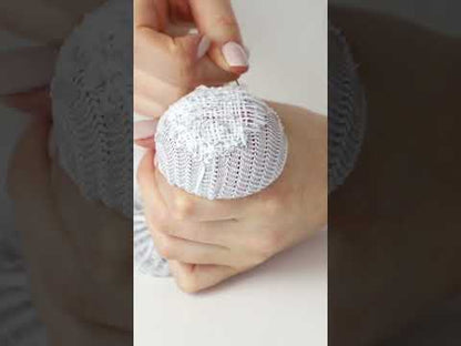Darning Mushroom hardwood natural lacquered, toadstool patt.
