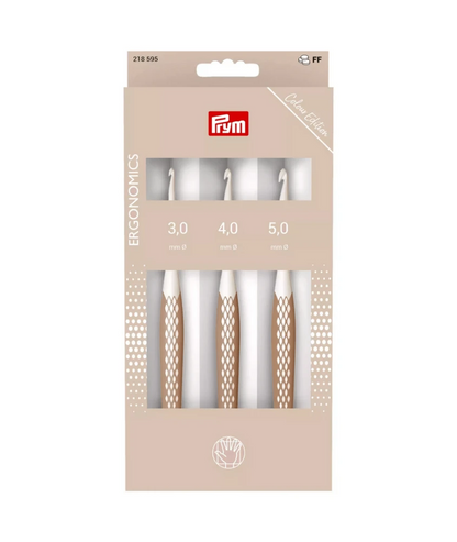 Prym Ergonomics Set of 3 Crochet Hooks for Wool