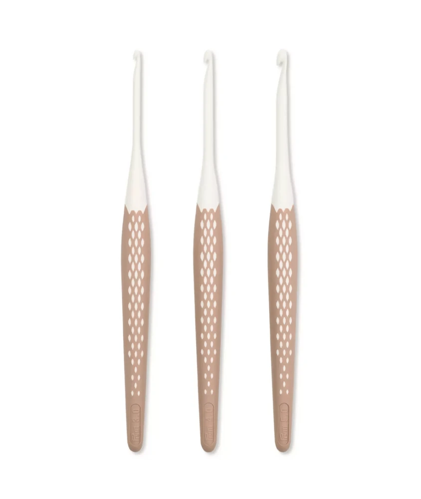 Prym Ergonomics Set of 3 Crochet Hooks for Wool