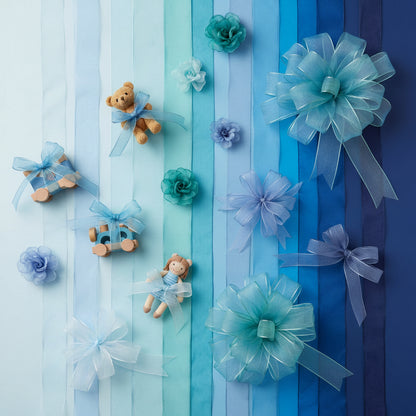 13mm Premium organza ribbon size