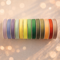 25mm Premium grosgrain ribbon Purple, Green, Yellow, Orange, Brown series