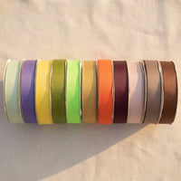 38mm Premium grosgrain ribbon Purple, Green, Yellow, Orange, Brown series