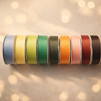 50mm Premium grosgrain ribbon Purple, Green, Yellow, Orange, Brown series