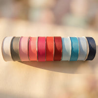 50mm Premium grosgrain ribbon Grey, Pink, Red, Blue series