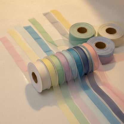 19mm Premium organza ribbon size