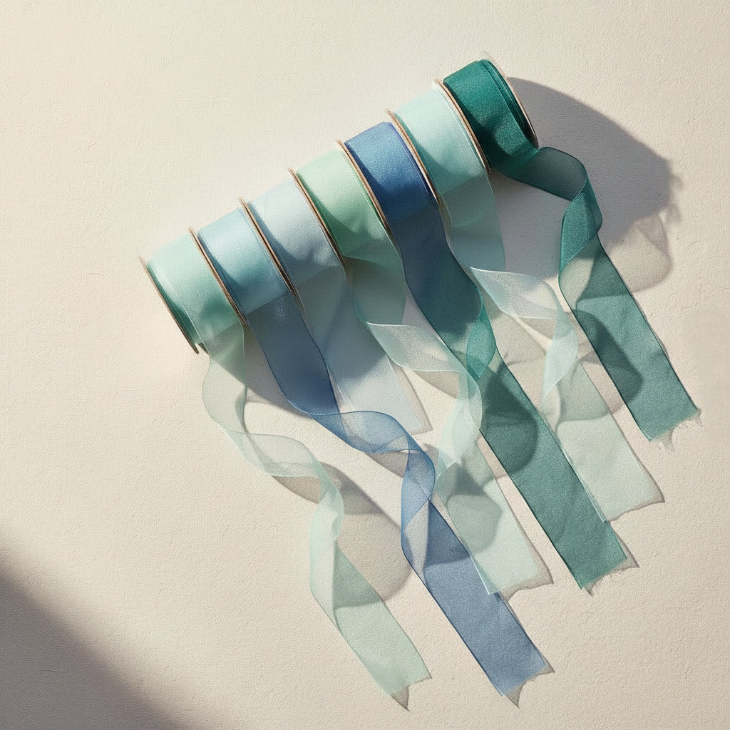 25mm Premium organza ribbon size