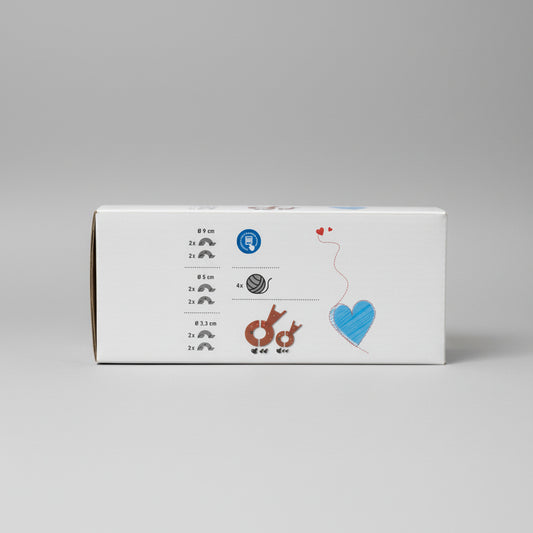 Bear Charlie Pompom buddle set