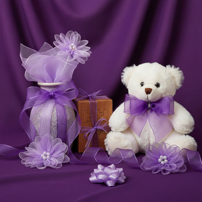 13mm Premium organza ribbon size