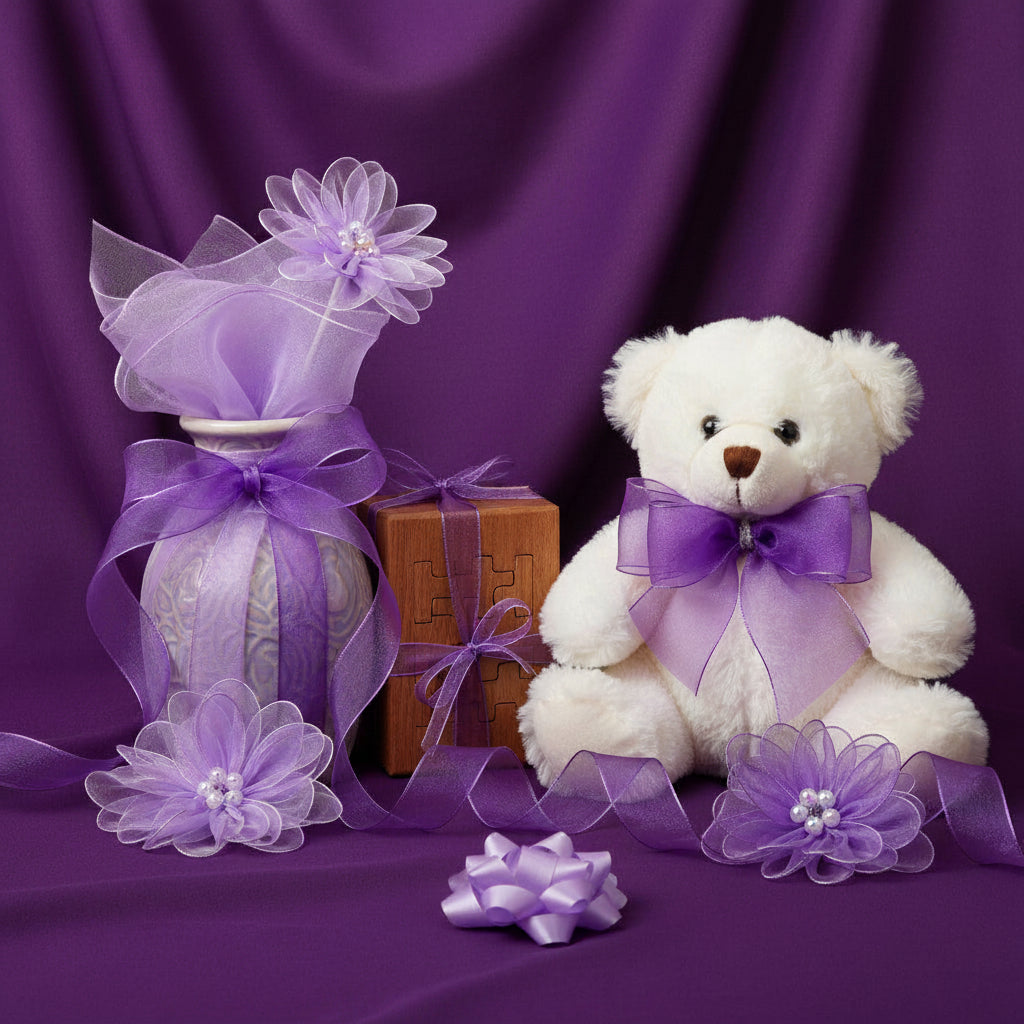 19mm Premium organza ribbon size