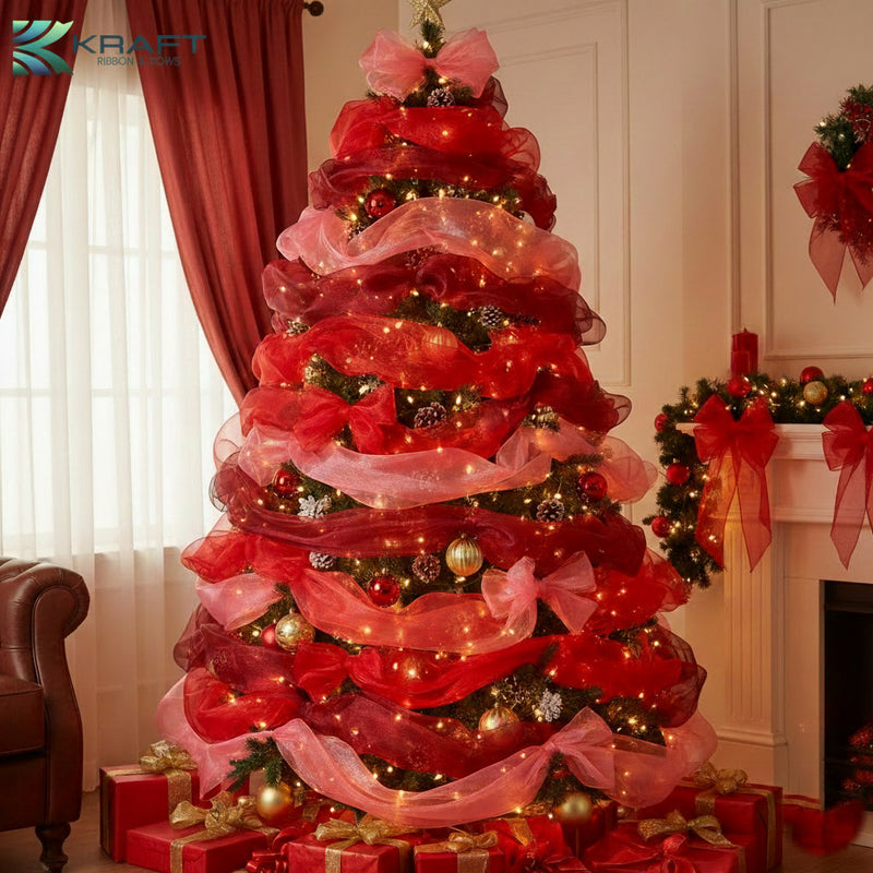 Premium organza ribbon size-16mm