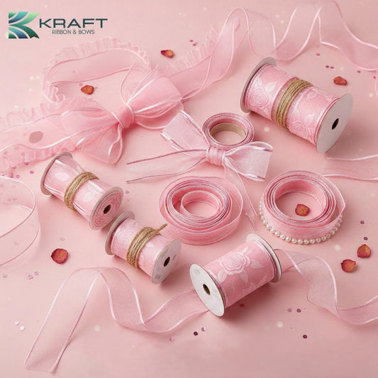 Premium organza ribbon size-19mm